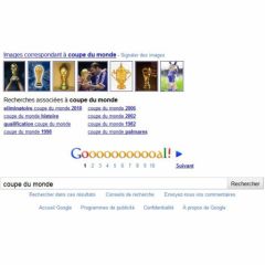 Google et la coupe du monde