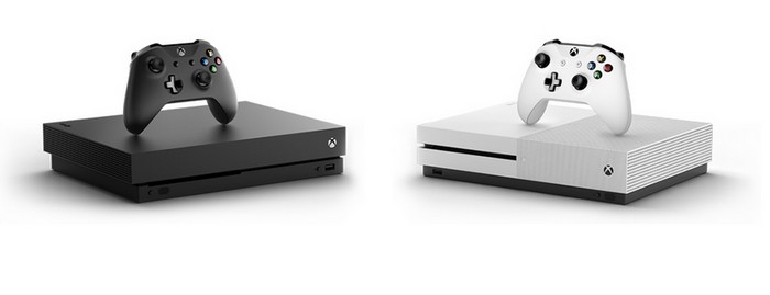 Xbox One X et Xbox One S