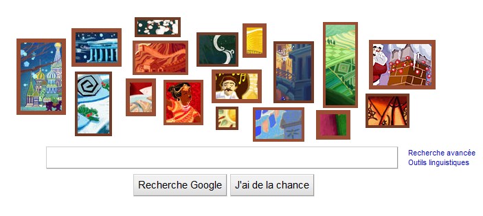 Google Doodle Noël 2010